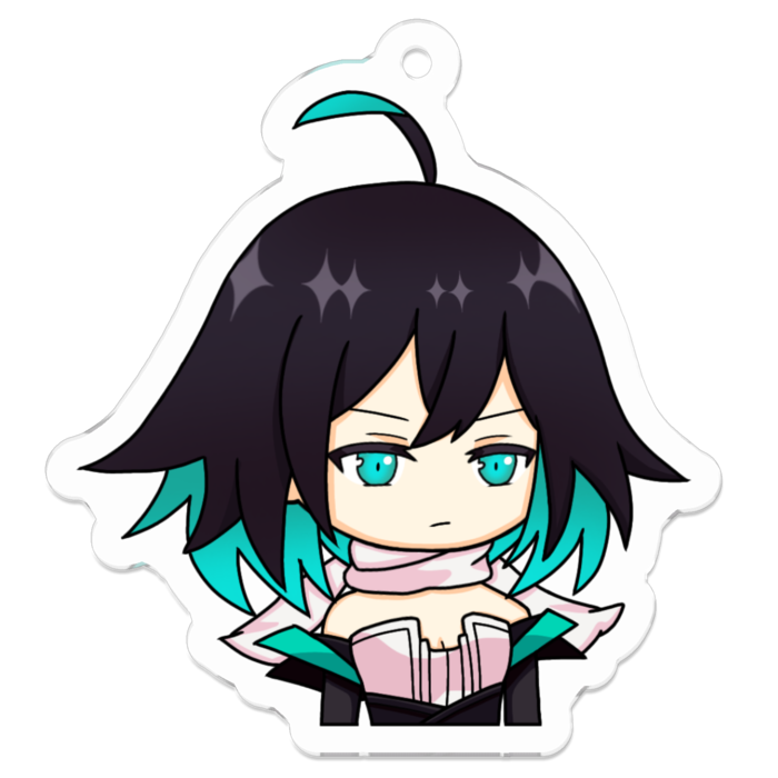 アクリルキーホルダー（コーティング） - 50 x 50 (mm)