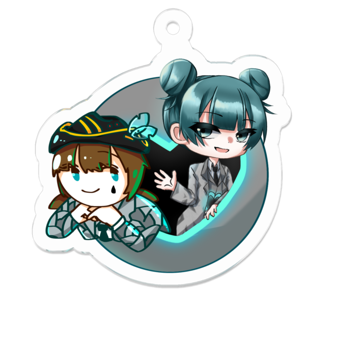 アクリルキーホルダー - 50 x 50 (mm)