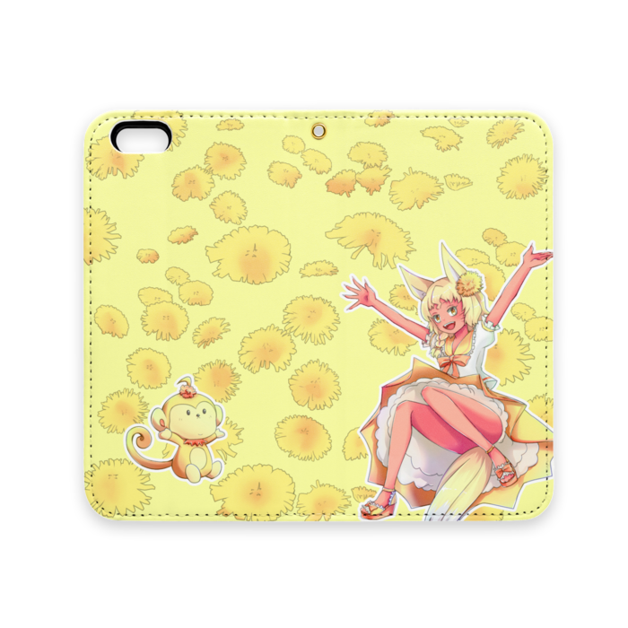 手帳型iPhoneケース（ベルトなし） - iPhone 6 / 6s - ストラップ穴 あり