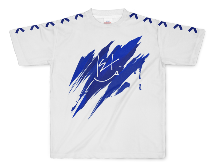 フルグラフィックTシャツ - L - 青