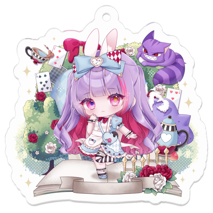 アクリルキーホルダー - 50 x 50 (mm)