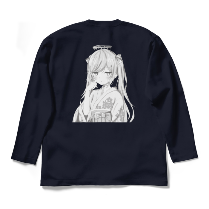 ロングスリーブTシャツ - L - ネイビー