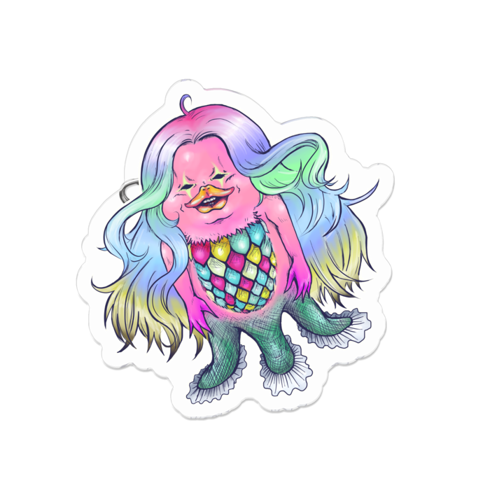 アクリルバッジ - 50 x 50 (mm)