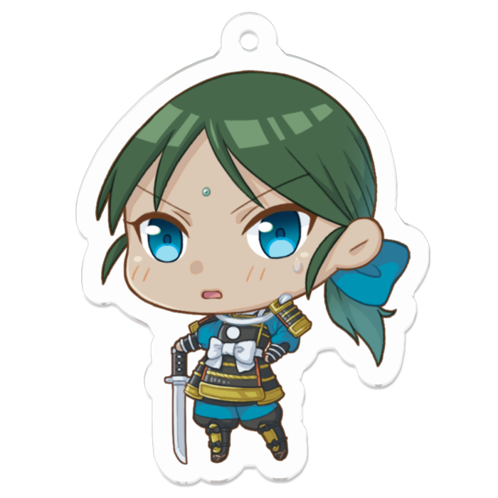 アクリルキーホルダー（コーティング） - 50 x 50 (mm)