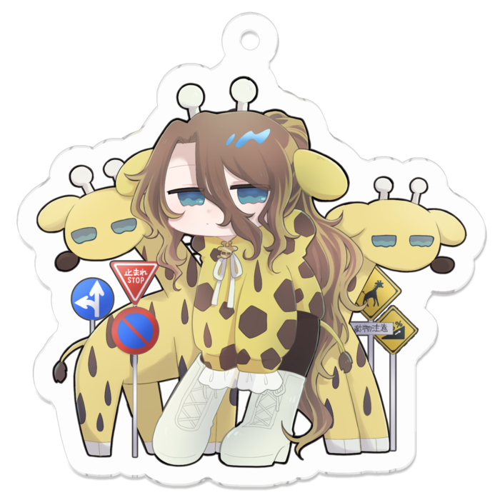 アクリルキーホルダー - 50 x 50 (mm)