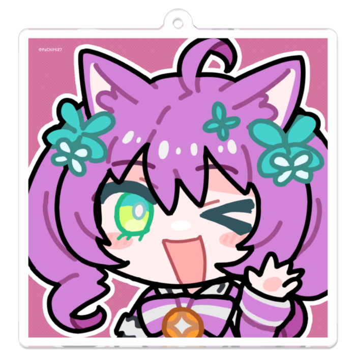 アクリルキーホルダー - 70 x 70 (mm)