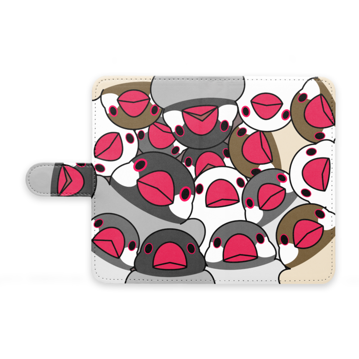 手帳型Androidケース① - M - ストラップ穴 なし