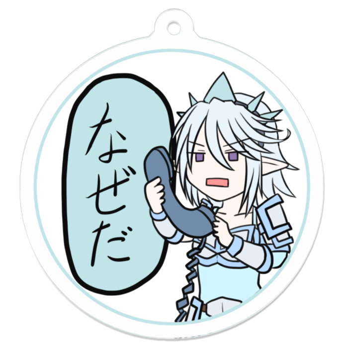 アクリルキーホルダー - 50 x 50 (mm)