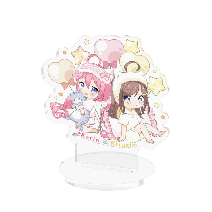 アクリルフィギュア - 70x70mm 名前入り