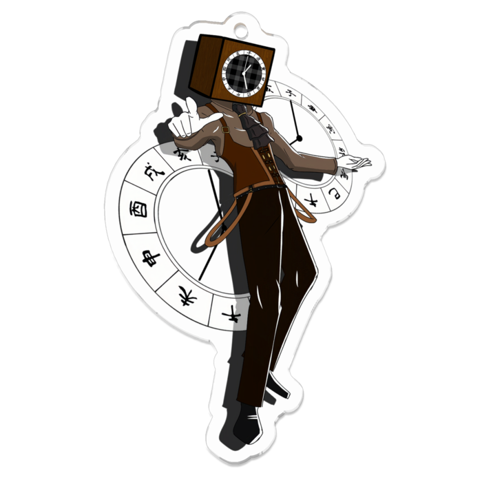 アクリルキーホルダー - 70 x 70 (mm)