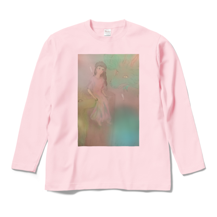 ロングスリーブTシャツ - M - ライトピンク