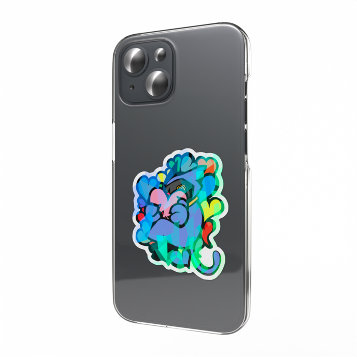 ホログラムスマホステッカー - 縦