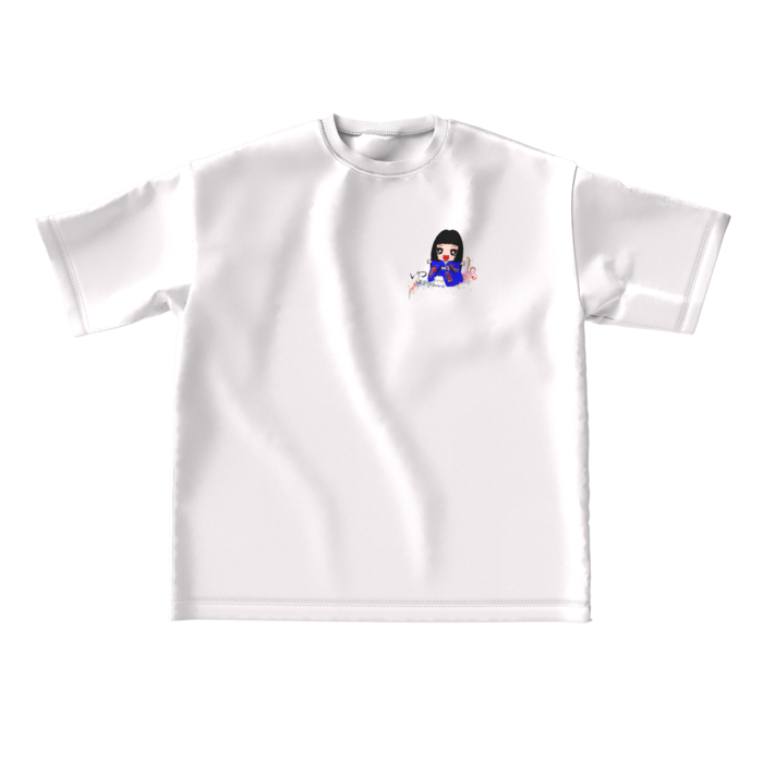 ちびゆう理 ビックシルエットTシャツ - L - 正面