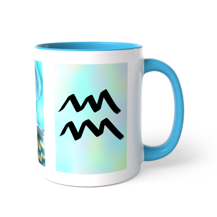 ツートンカラーマグカップ - 直径 8.2cm / 高さ 9.5cm