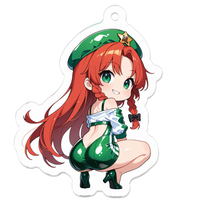 アクリルキーホルダー - 50 x 50 (mm)(キャラのみ)