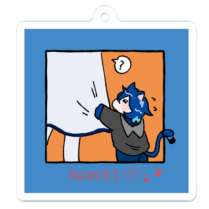 アクリルキーホルダー - 50 x 50 (mm)