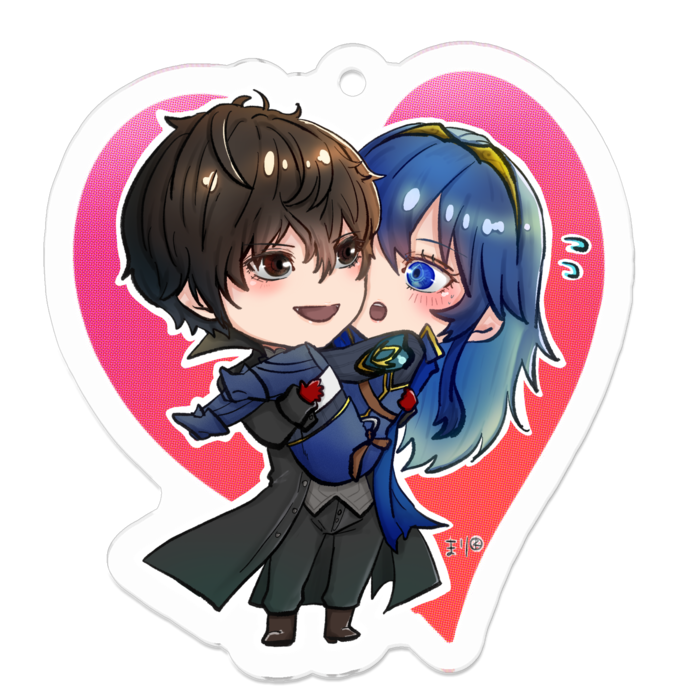 アクリルキーホルダー - 50 x 50 (mm)