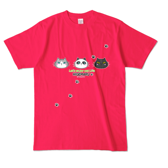 カラーTシャツ - L - ホットピンク (濃色)