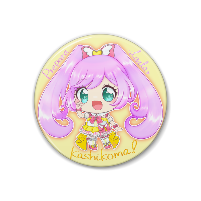 缶バッジ - 38mm 文字あり
