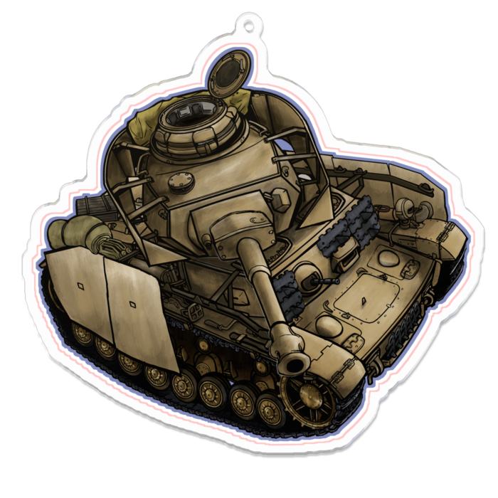 アクリルキーホルダー - 100 x 100 (mm)
