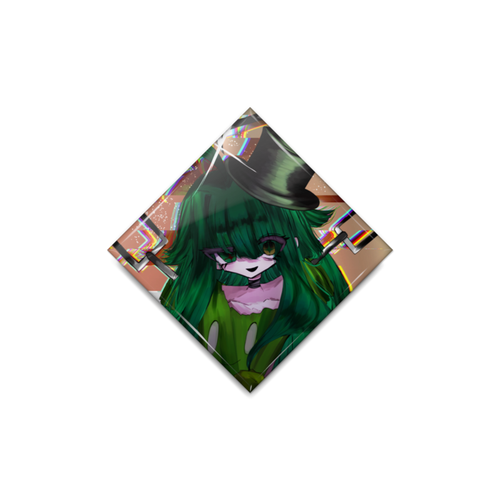 缶バッジ - ひし形40mm(1)