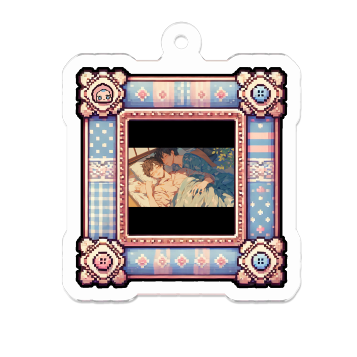 アクリルキーホルダー - 50 x 50 (mm)