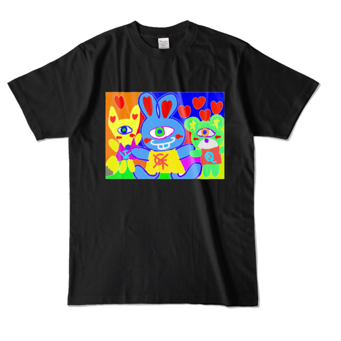 カラーTシャツ - L - ブラック (濃色)