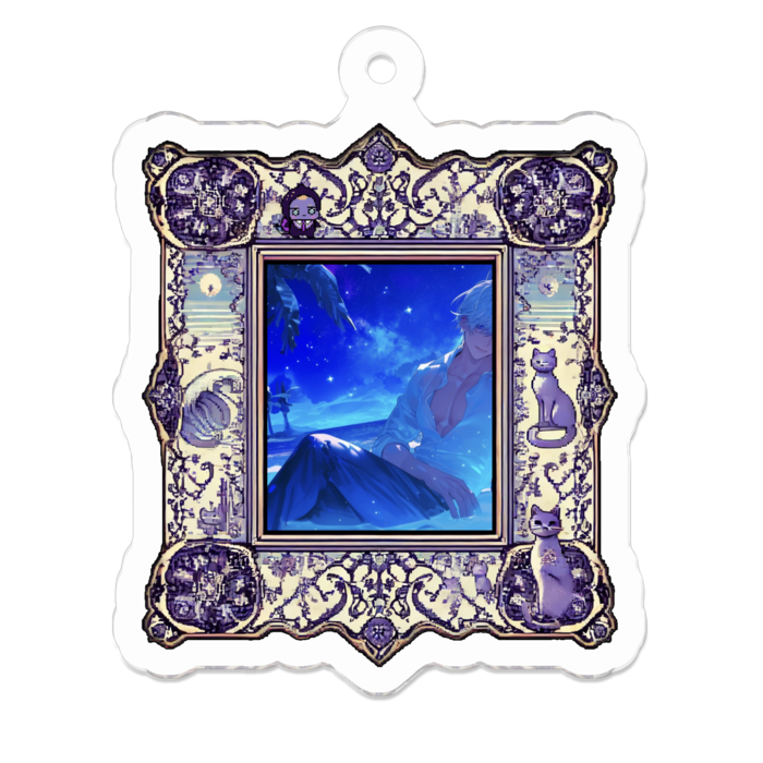 アクリルキーホルダー - 50 x 50 (mm)