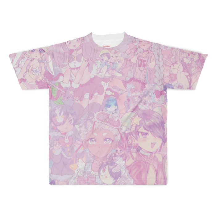 フルグラフィックTシャツ - XL - 正面印刷のみ