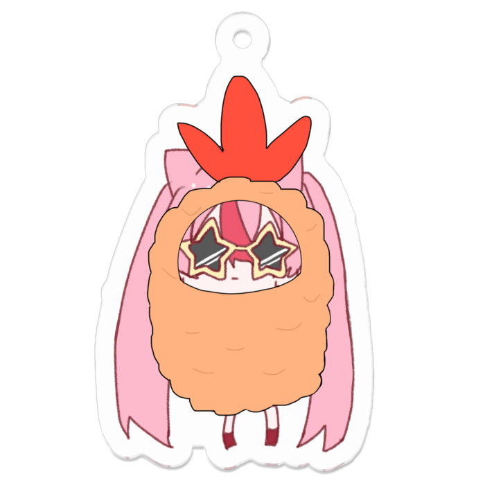 アクリルキーホルダー - 50 x 50 (mm)