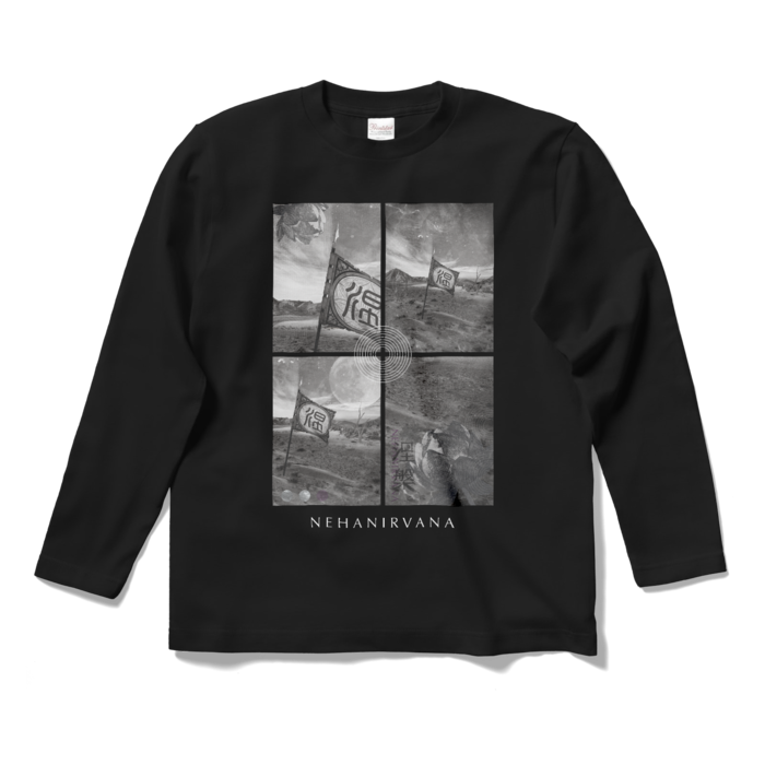 NEHAN FLAG LONG TEE / BLACK / S