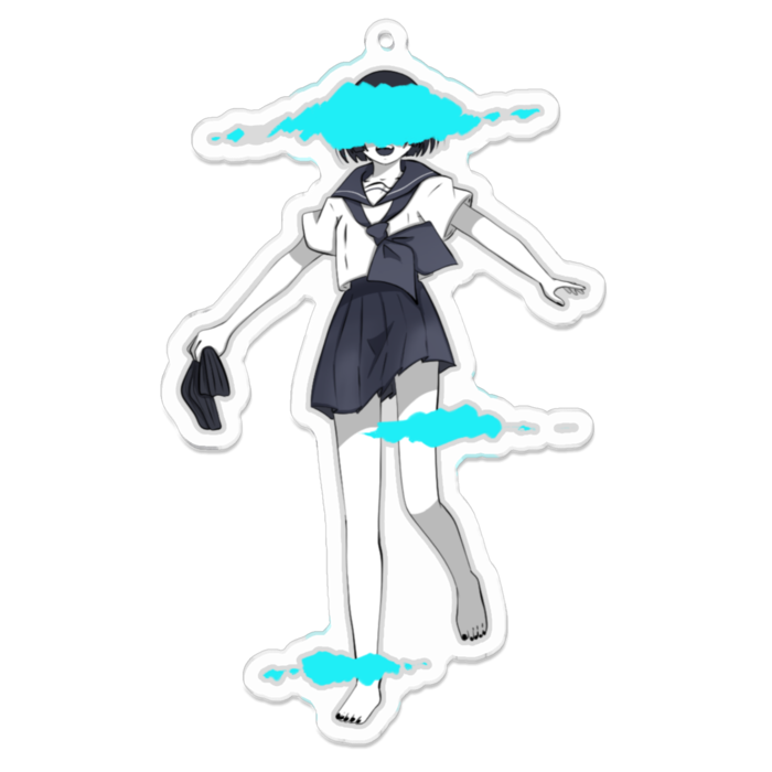 アクリルキーホルダー（コーティング） - 100 x 100 (mm)