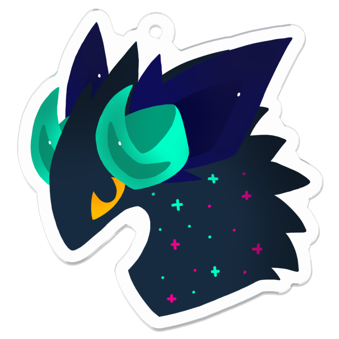 アクリルキーホルダー - 50 x 50 (mm)