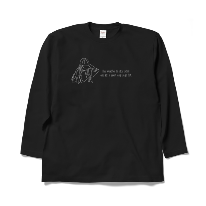 ロングスリーブTシャツ - XL - ブラック