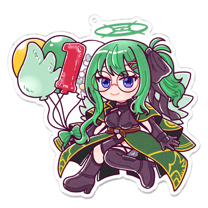 アクリルキーホルダー - 100 x 100 (mm)