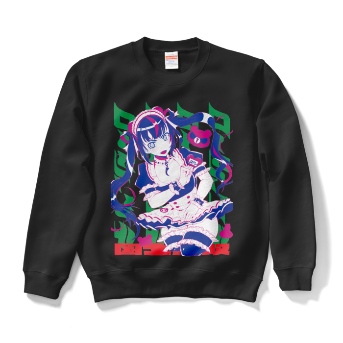 スウェット - S - ブラック(GREEN)