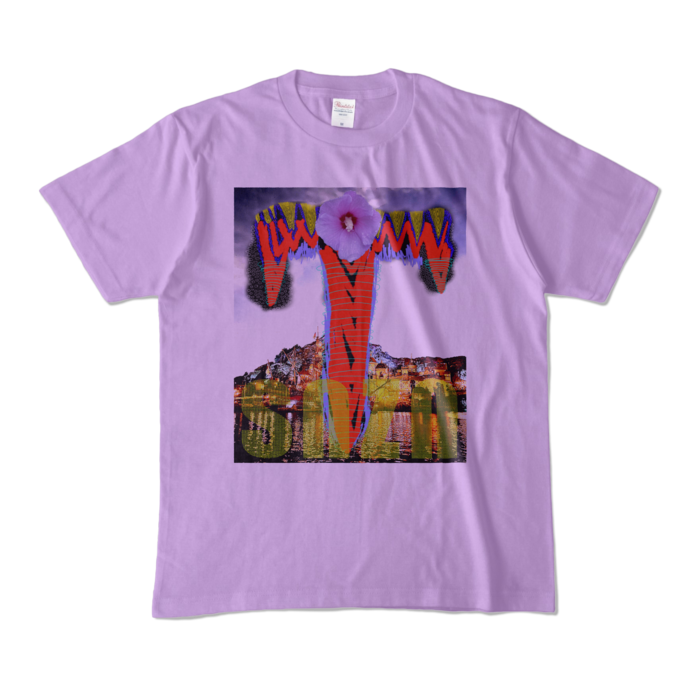 カラーTシャツ - M - ライトパープル (淡色)