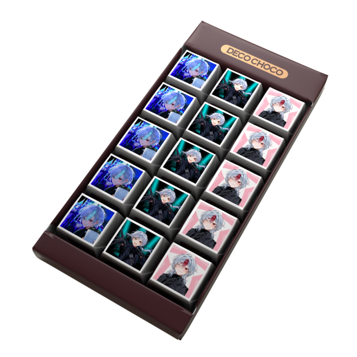 DECOチョコ - 列ごとにデザイン