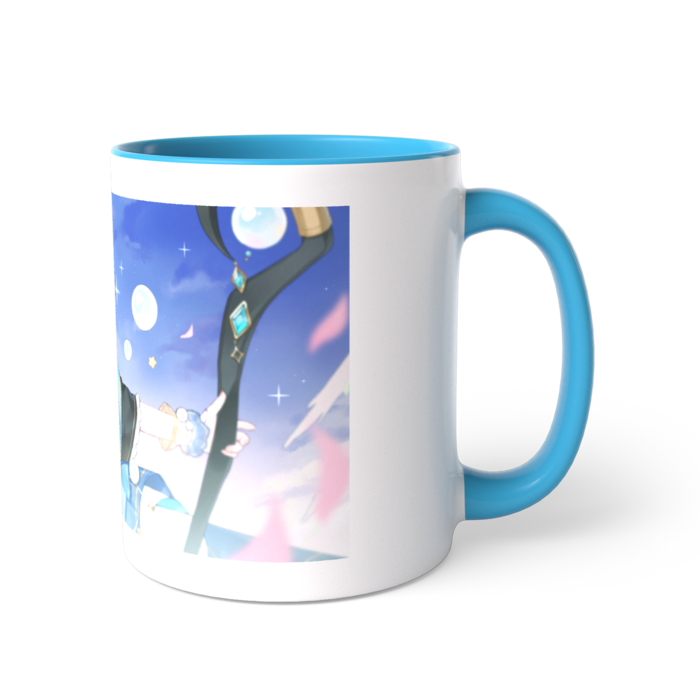 ツートンカラーマグカップ - 直径 8.2cm / 高さ 9.5cm