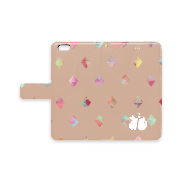 手帳型iPhoneケース - iPhone 6 Plus / 6s Plus - ストラップ穴 あり
