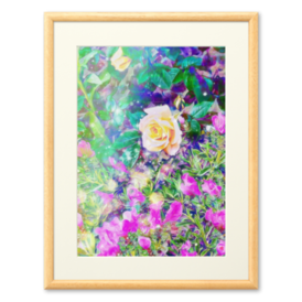 A 592 花 写実的薔薇ノ一面 Flowers One Side Of The Photorealistic Rose プリモアート 複製画 応援企画商品 Gallerygai Booth