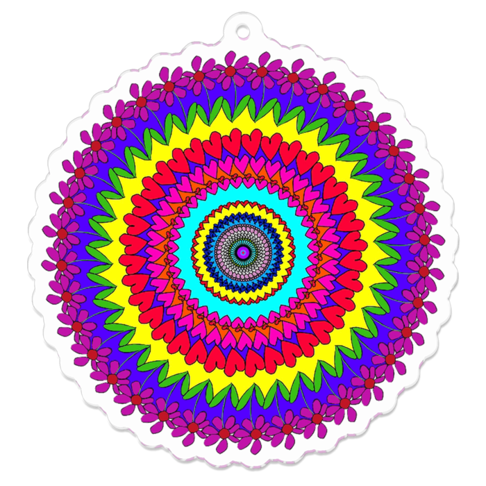 アクリルキーホルダー - 70 x 70 (mm)(1)