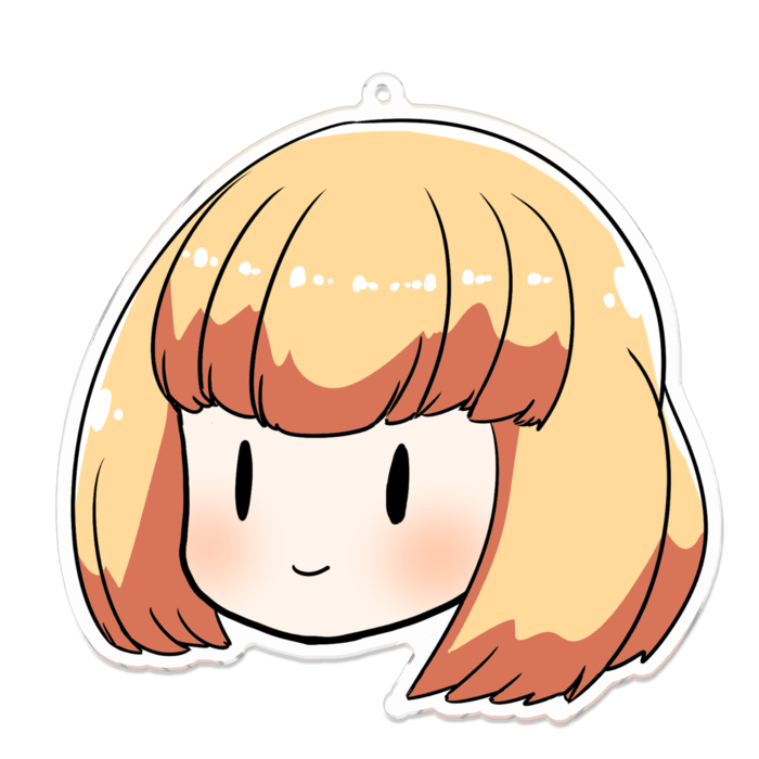 アクリルキーホルダー - 100 x 100 (mm)