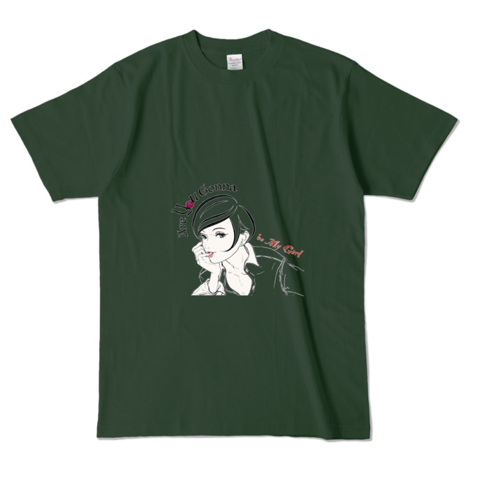 カラーTシャツ - L - フォレスト (濃色)