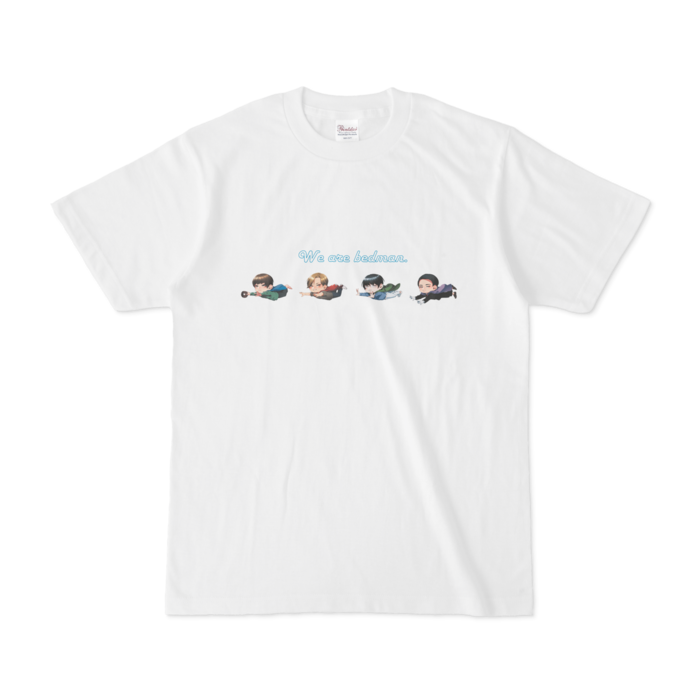 Tシャツ - S - ロゴ水色