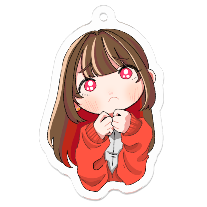 アクリルキーホルダー - 50 x 50 (mm)