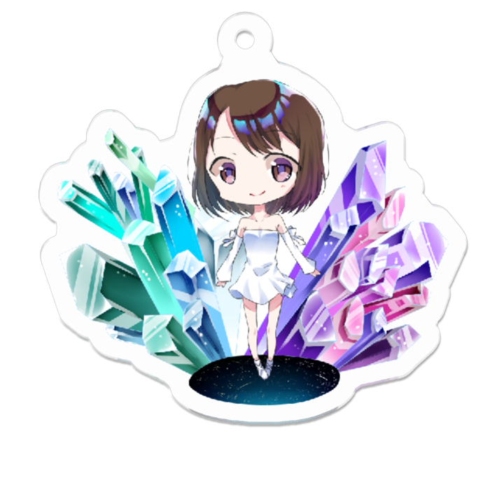 アクリルキーホルダー - 50 x 50 (mm)