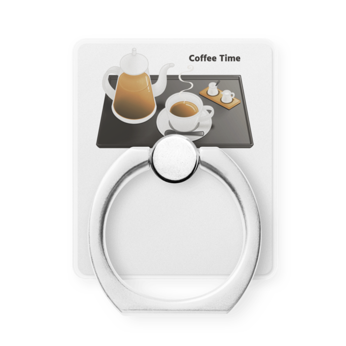 スマホリング　白色（ホワイト）