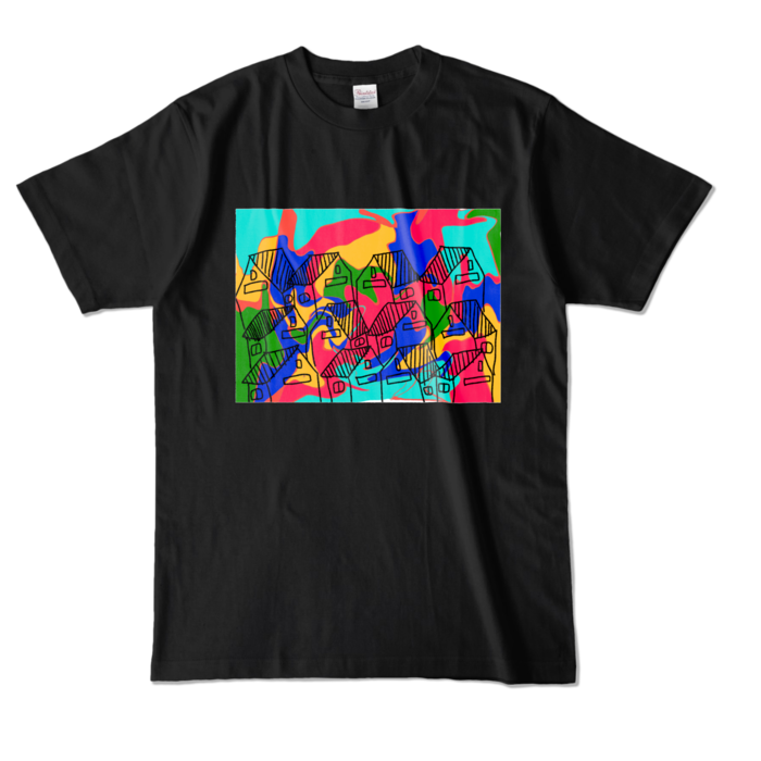 カラーTシャツ - L - ブラック (濃色)
