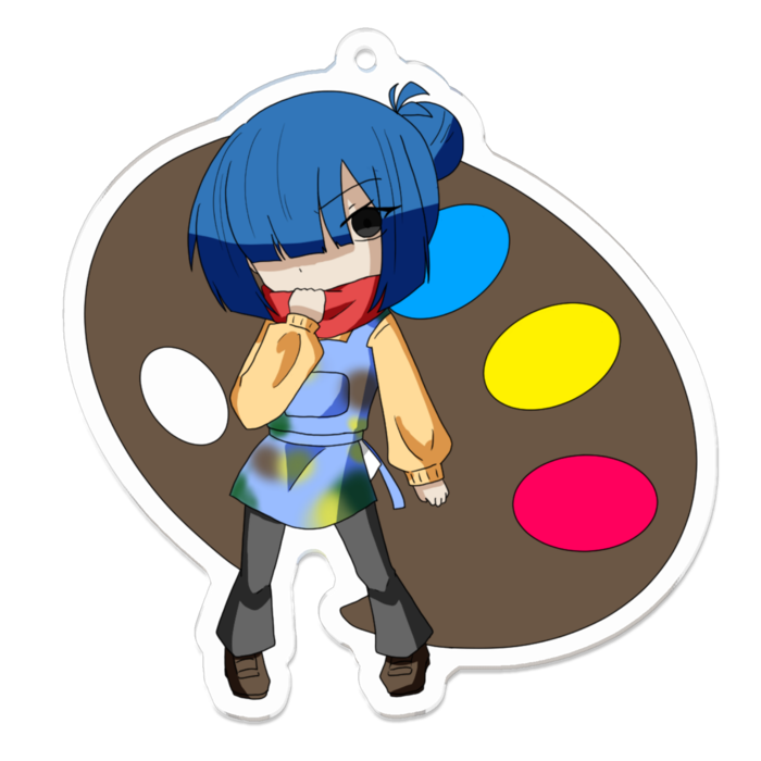 アクリルキーホルダー - 70 x 70 (mm)